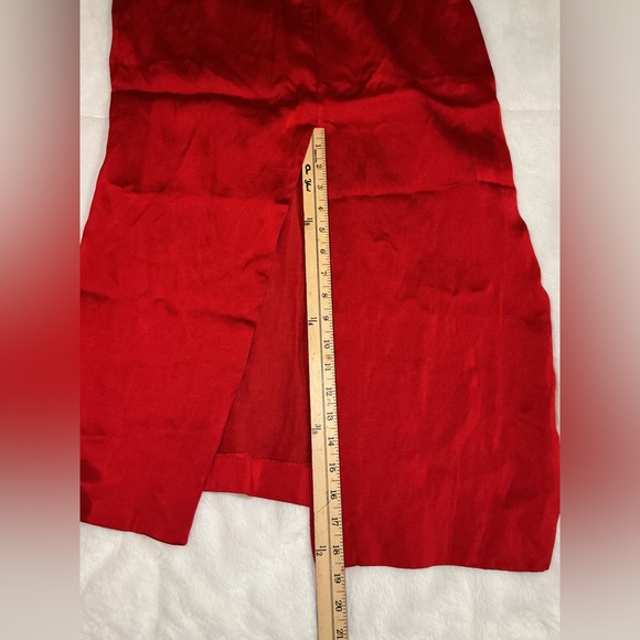 Zara Elegant Red Women's Skirt - Picture 7 of 10